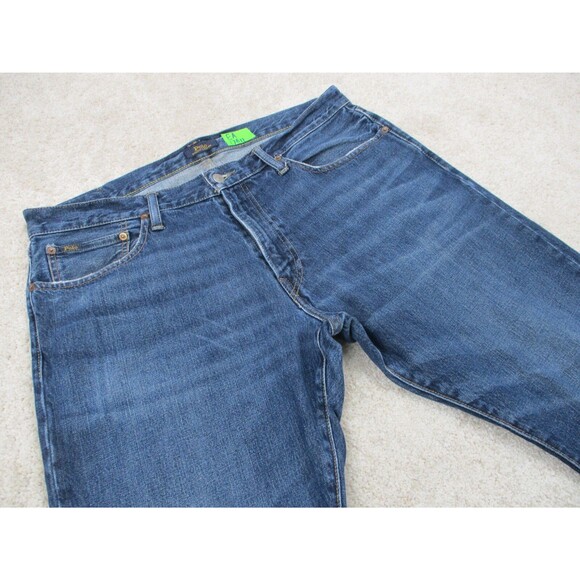 Polo Ralph Lauren Jeans Mens 38 Hampton Relaxed Straight Leg Blue Denim 38x31 - Picture 4 of 13